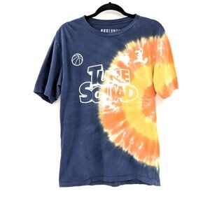 Box Lunch Graphic Space Jam Tune Squad Tie-Dye Retro Cartoon T-Shirt Medium
